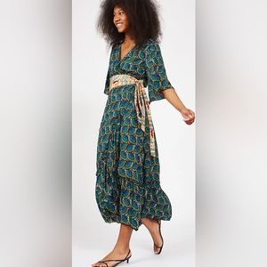 Boutique Silk& Salt women wrap dress